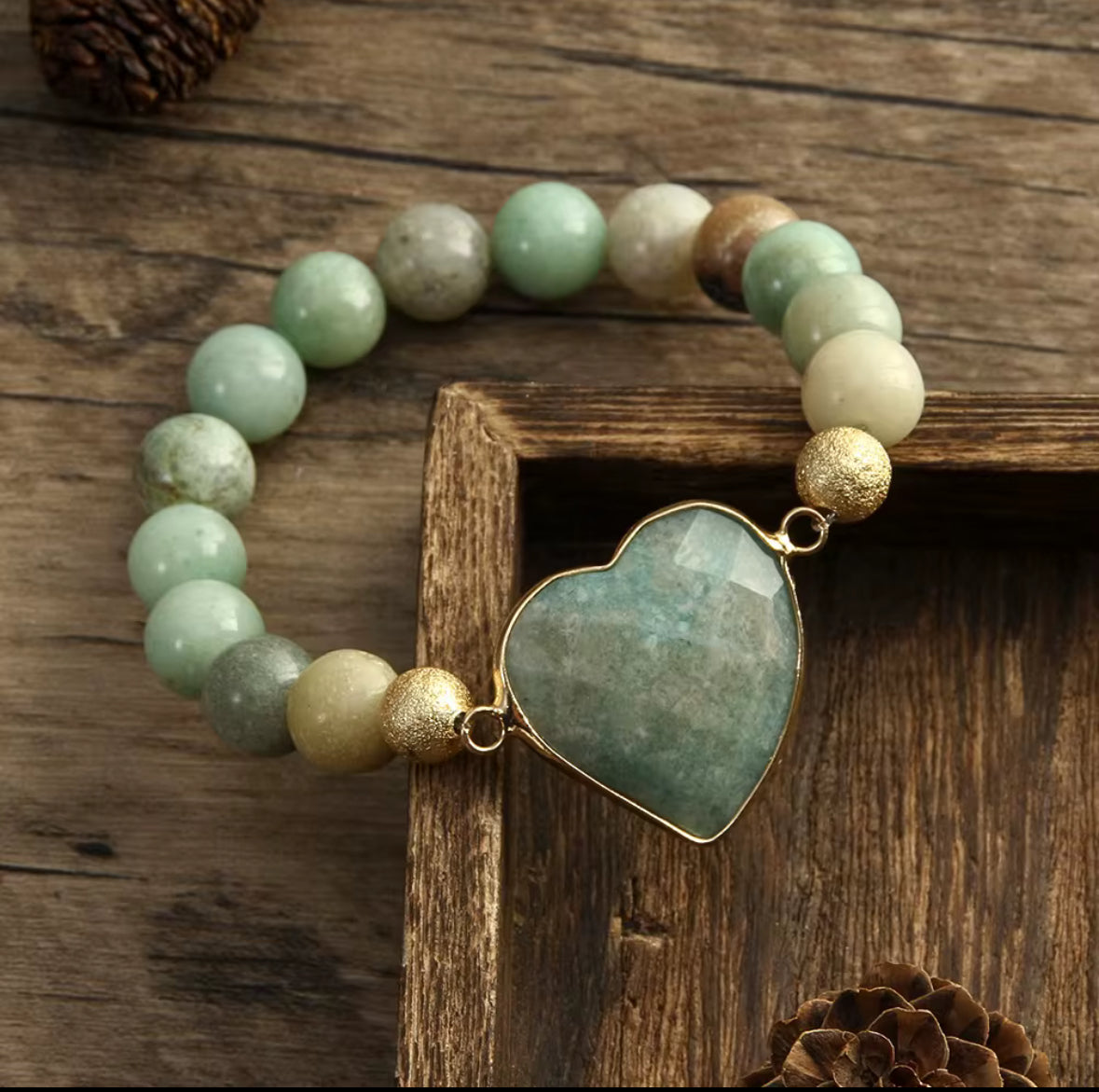 Beaded Heart Bracelet-Mini