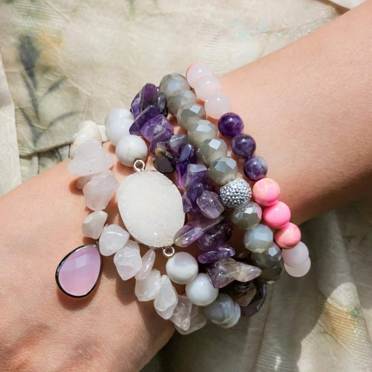 Divine Harmony Beaded Bracelet Set