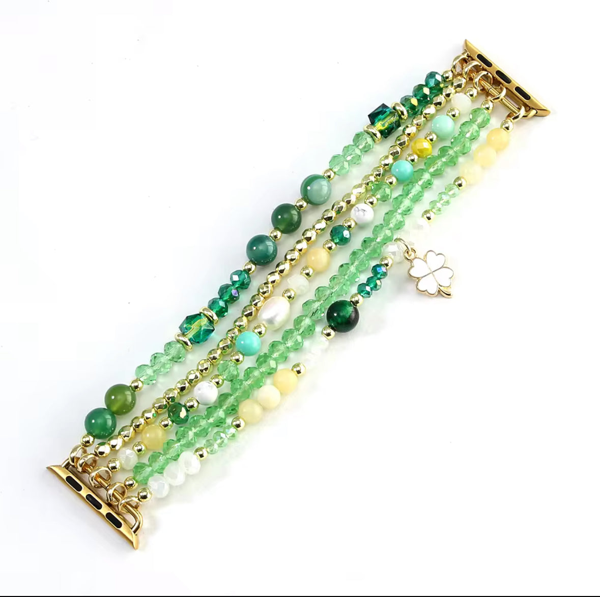 Green Clover Apple Watch Band