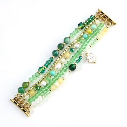 Green Clover Apple Watch Band