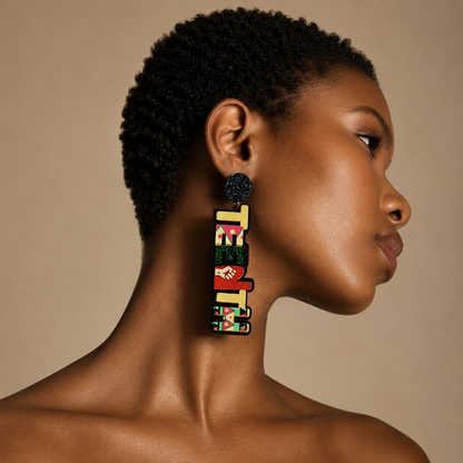 Juneteenth Dangle Earrings