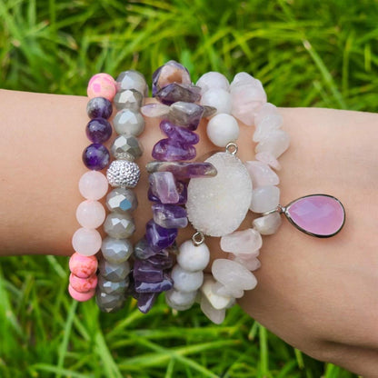 Divine Harmony Crystal Beaded Bracelet Set