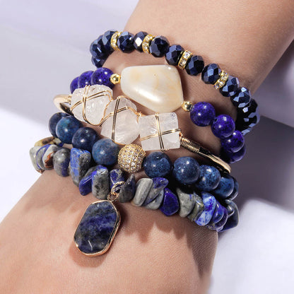 Lapis Lazuili Imperial Bracelet Set