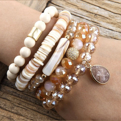 Champagne Bracelet Set