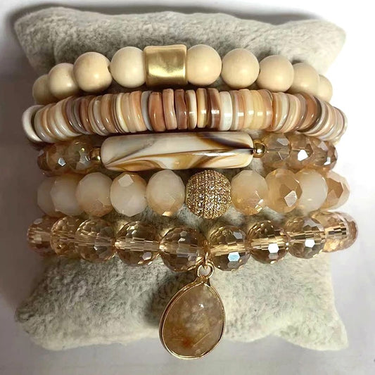 Champagne Bracelet Set