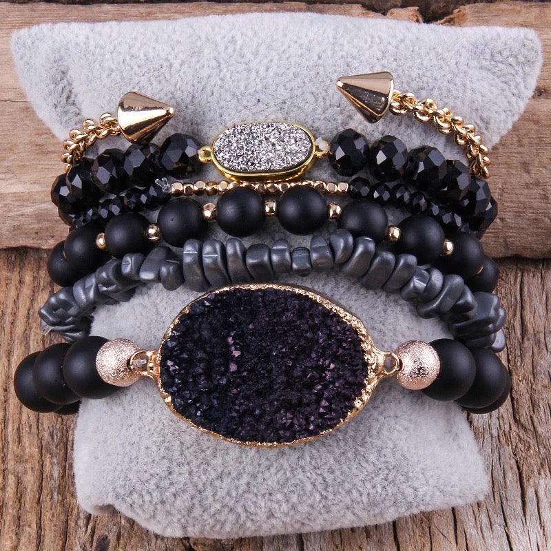 Midnight Majesty Bracelet Set