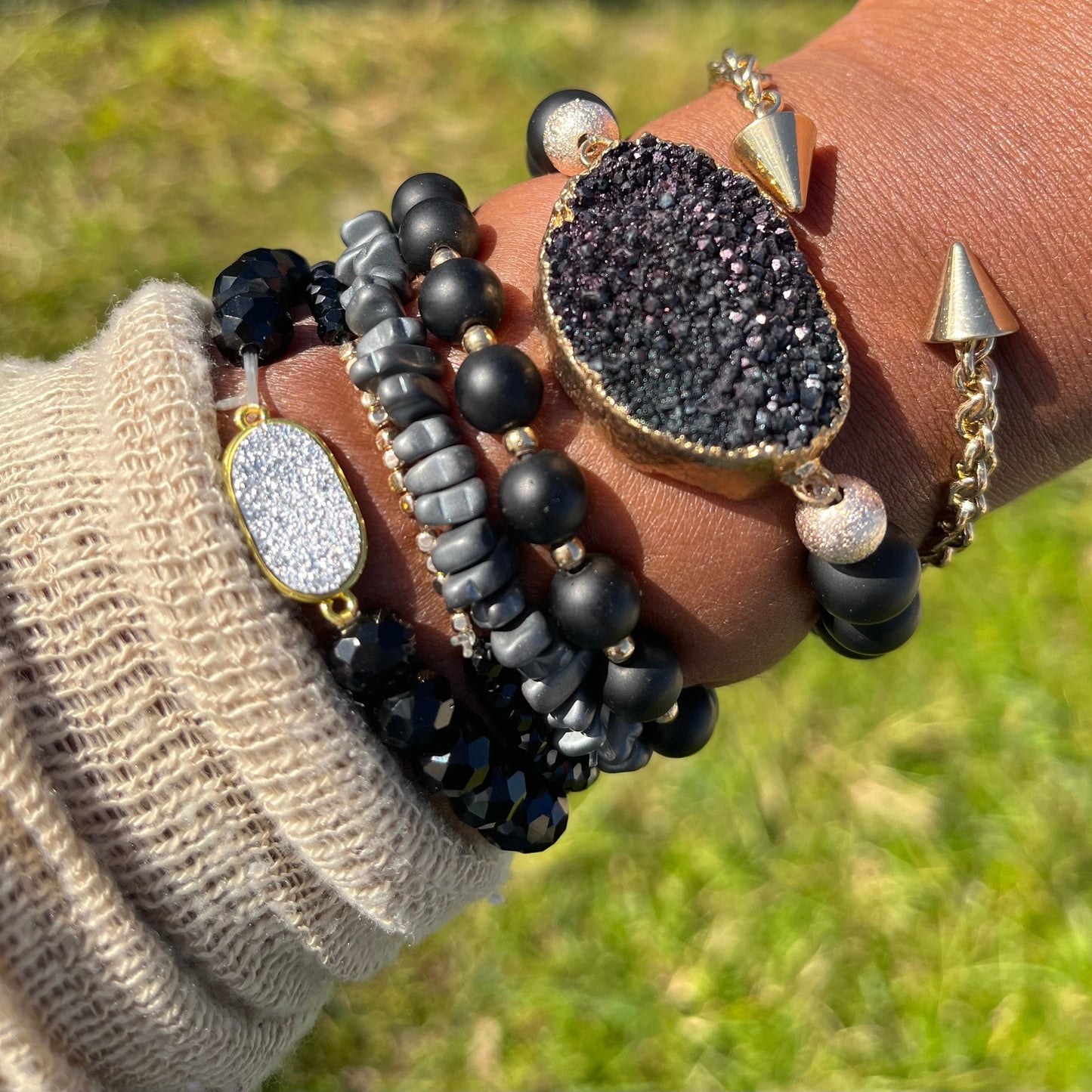 Midnight Majesty Bracelet Set
