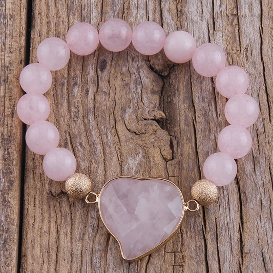 Beaded Heart Bracelet
