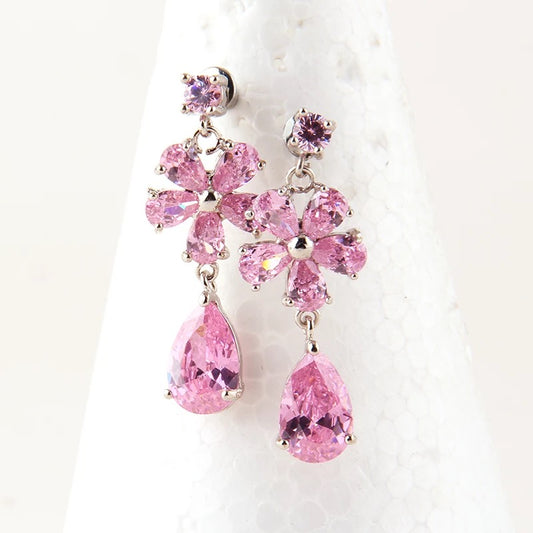 Water Drop Flower Earrings